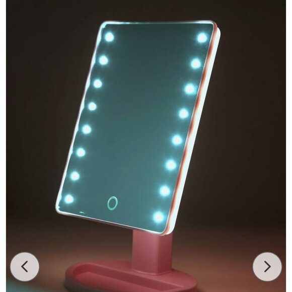 Light Up LED Vanity Mirror - Pink - Picture 4 of 10